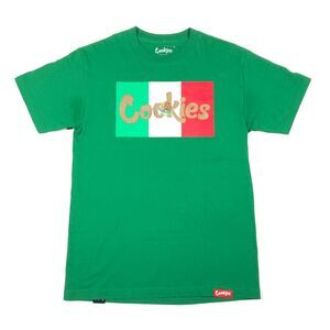 Cookies Sf Mexican Flag Green Tee T Shirt Size Medium M Streetwear B1